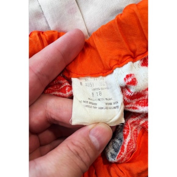 1960'S VINTAGE SAILBOAT CUTOUT MOD MAXI DRESS 6/8 - Picture 8 of 8